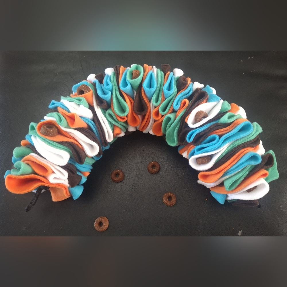 Twisted Snuffle Rope, Treat Dispenser, Enrichment Puzzle Dog Toy